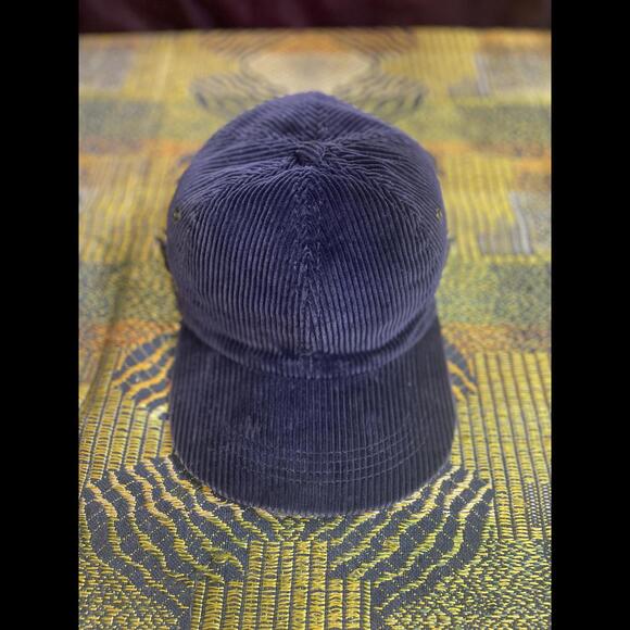 Vintage 80s Fersten Blue Corduroy Baseball Cap - Picture 2 of 5